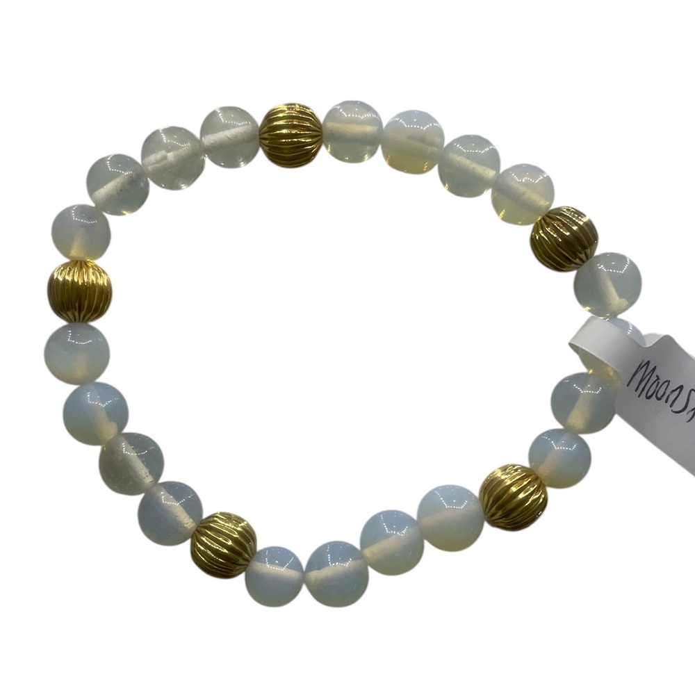 Moonstone gemstone bracelet - Picture 3 of 7